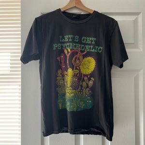 MOTHER oversized graphic t size XS